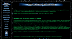 Desktop Screenshot of eugeneastro.org