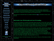 Tablet Screenshot of eugeneastro.org